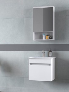  Biani Dalyan 50 cm Banyo Dolabı Renk Mat Beyaz