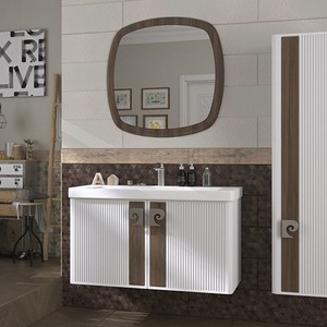 Pierre Cardin Abis 105 cm Antique White Hornbeam Banyo Dolabı