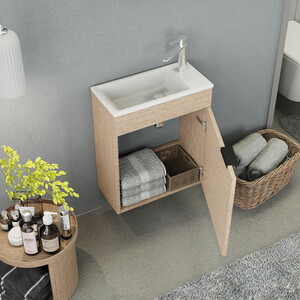  Biani Fix Loft 50 cm Banyo Dolabı Renk Aybe Bej