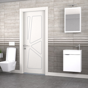  Biani Fix Loft 50 cm Banyo Dolabı Renk Mat Beyaz