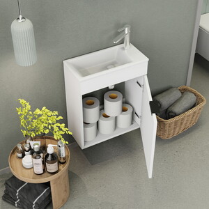  Biani Fix Loft 50 cm Banyo Dolabı Renk Mat Beyaz