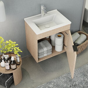  Biani Fix Loft 55 cm Banyo Dolabı Renk Aybe Bej
