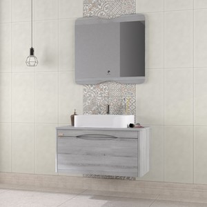 Pierre Cardin Arctic 90 cm Banyo Dolabı Linden