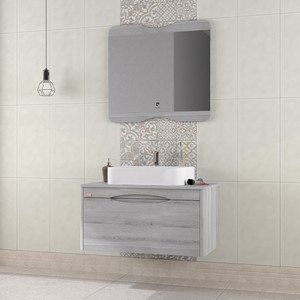  Pierre Cardin Arctic 90 cm Banyo Dolabı Linden 